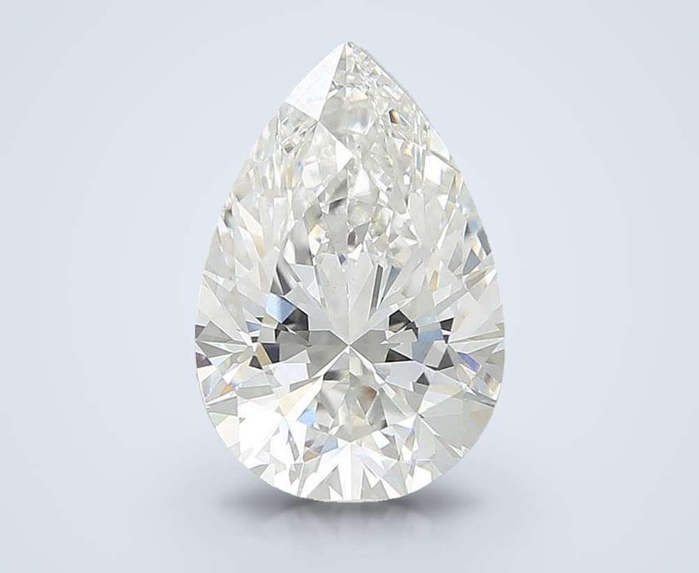5.44 Carat Pear Lab Diamond