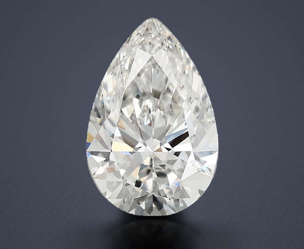 2.61 Carat Pear Lab Diamond