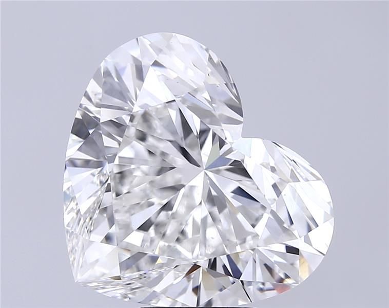 10.06ct F VS1 Rare Carat Ideal Cut Heart Lab Grown Diamond
