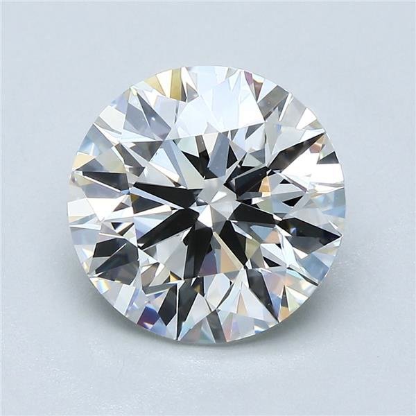 3.50ct H VS2 Rare Carat Ideal Cut Round Diamond