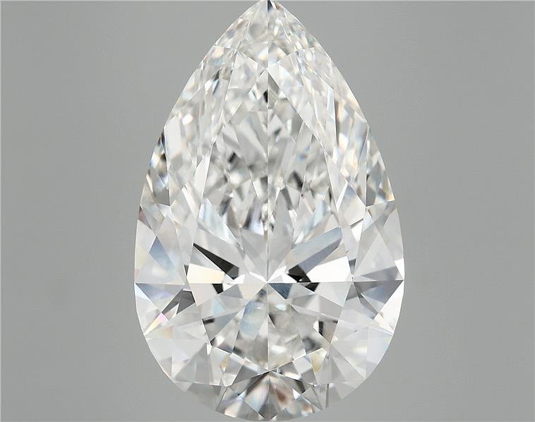11.32ct F VVS2 Rare Carat Ideal Cut Pear Lab Grown Diamond