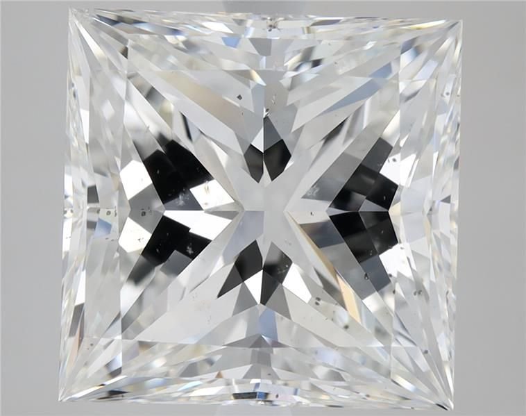 5.02ct G SI1 Rare Carat Ideal Cut Princess Diamond