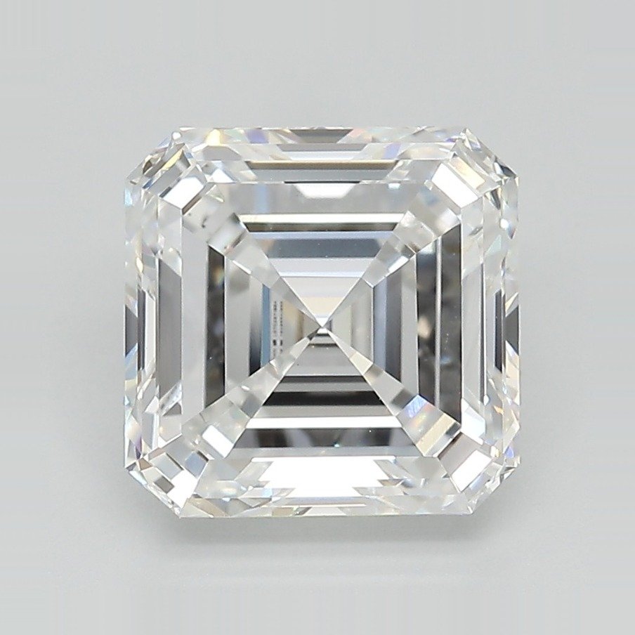 4.30ct E VS1 Very Good Cut Asscher Lab Grown Diamond