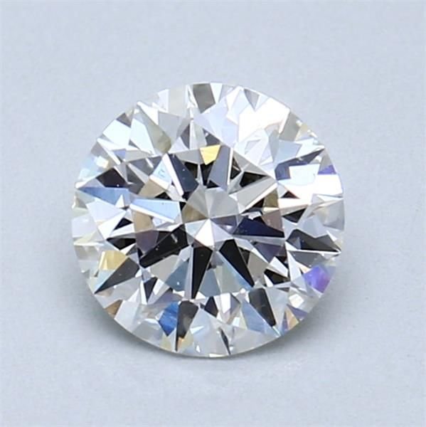 0.91ct F SI1 Rare Carat Ideal Cut Round Diamond