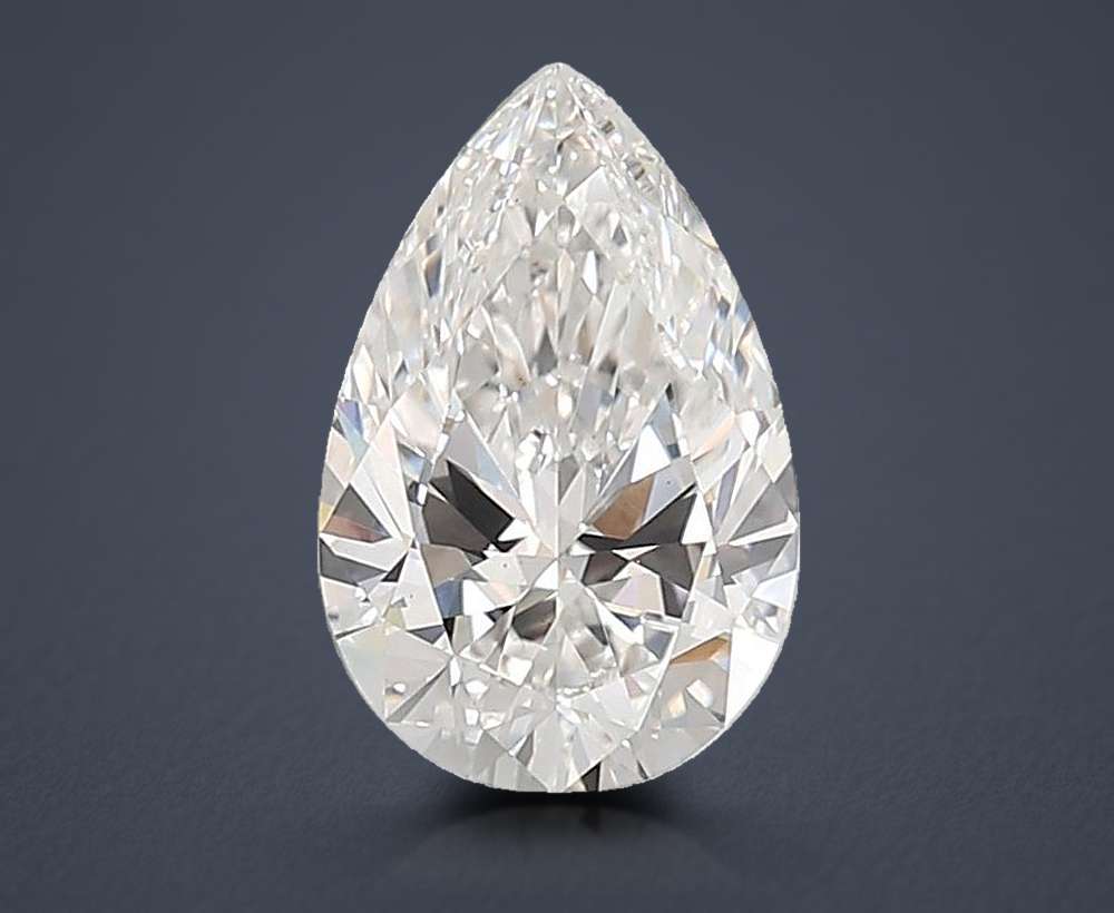 3.02 Carat Pear Lab Diamond