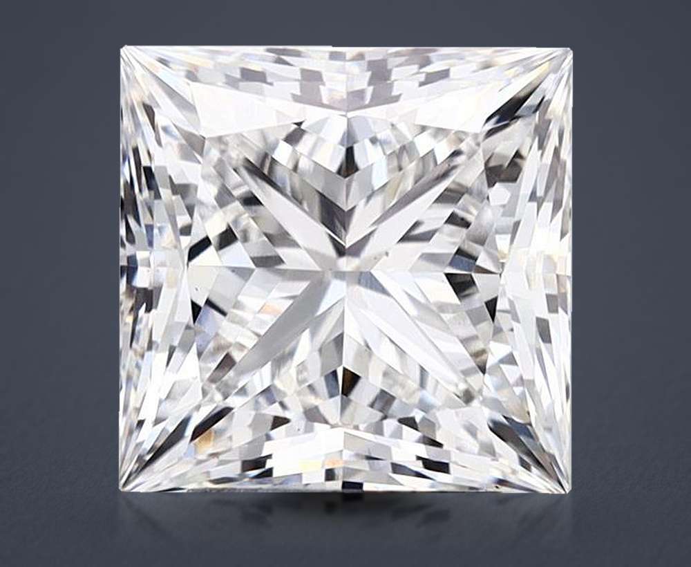 3.70 Carat Princess Lab Diamond