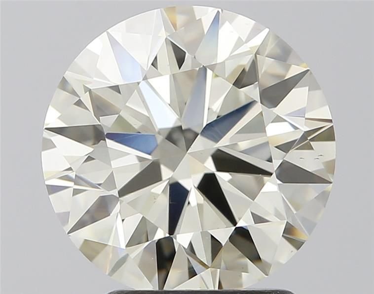 2.50ct K VS2 Rare Carat Ideal Cut Round Diamond