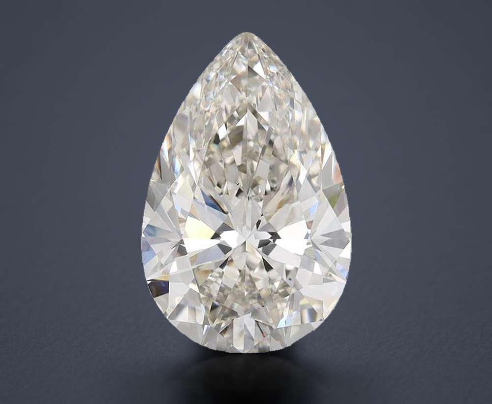 4.23 Carat Pear Lab Diamond