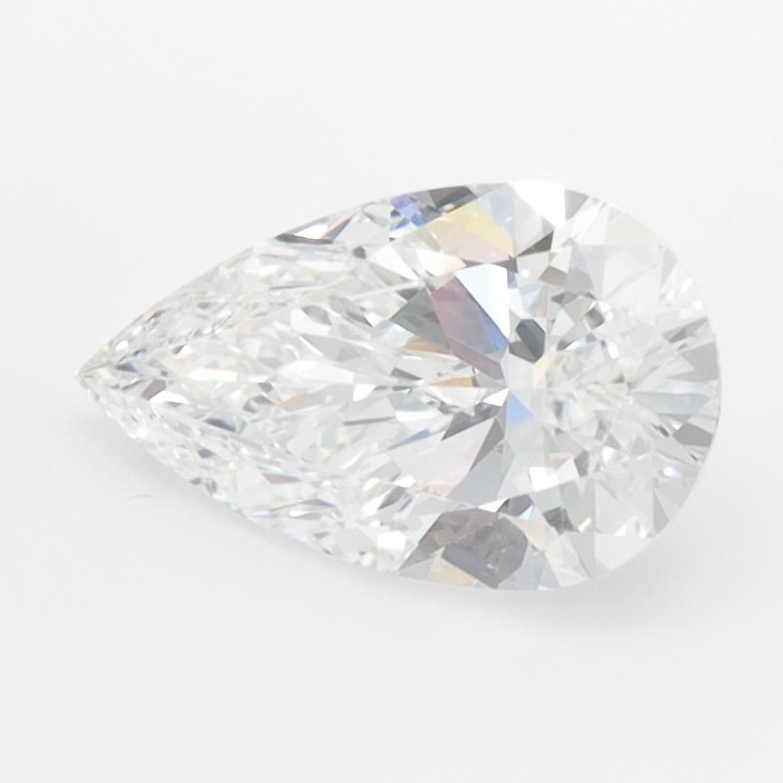 1.39ct D VVS1 Rare Carat Ideal Cut Pear Lab Grown Diamond
