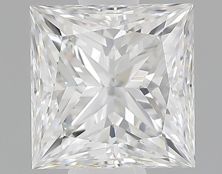 0.87ct E VS2 Rare Carat Ideal Cut Princess Lab Grown Diamond