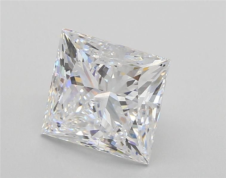 3.07ct D VS1 Rare Carat Ideal Cut Princess Lab Grown Diamond
