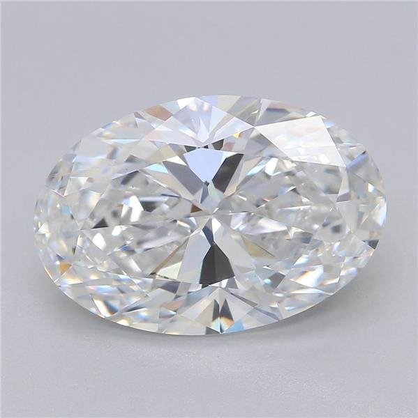3.06ct D VS1 Rare Carat Ideal Cut Oval Lab Grown Diamond