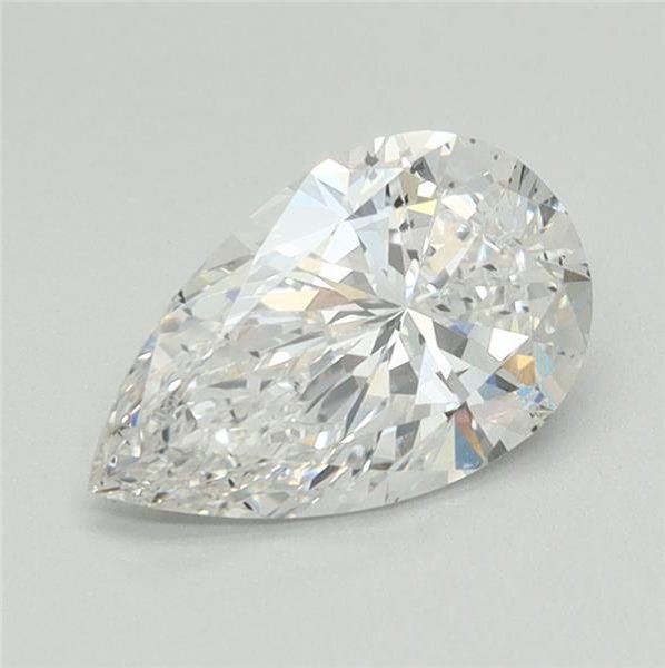 1.12ct F SI2 Rare Carat Ideal Cut Pear Lab Grown Diamond