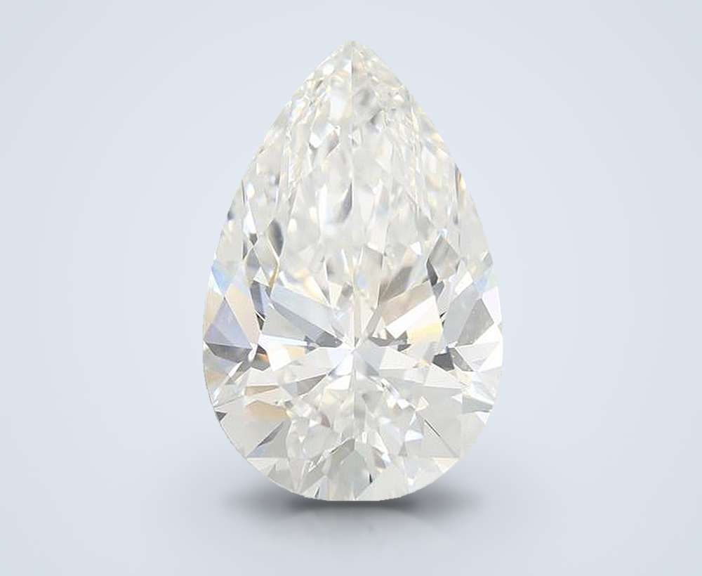 6.06 Carat Pear Lab Diamond