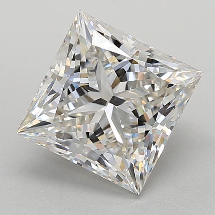 4.04ct G VVS2 Rare Carat Ideal Cut Princess Lab Grown Diamond