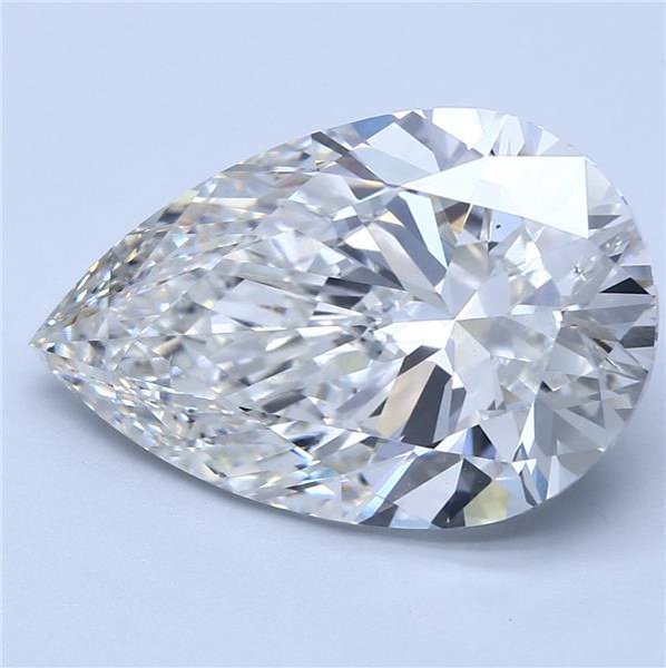 10.38ct G VS2 Rare Carat Ideal Cut Pear Lab Grown Diamond