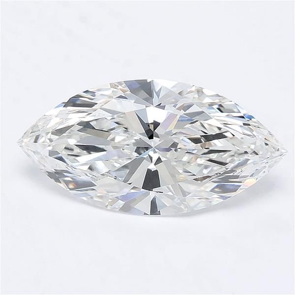 3.57ct E VVS2 Rare Carat Ideal Cut Marquise Lab Grown Diamond