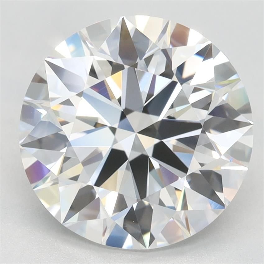 3.11ct E VVS1 Rare Carat Ideal Cut Round Lab Grown Diamond