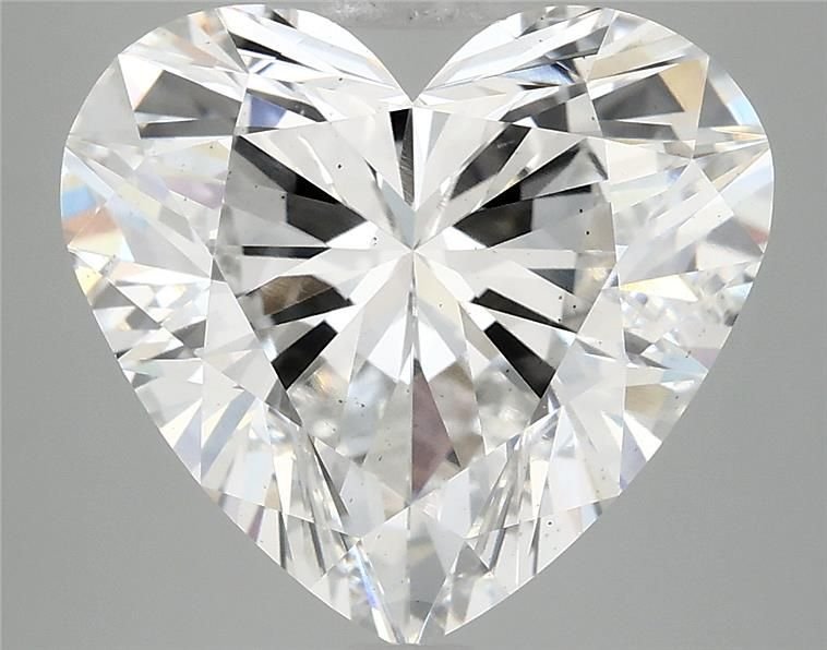 6.08ct E VS2 Rare Carat Ideal Cut Heart Lab Grown Diamond