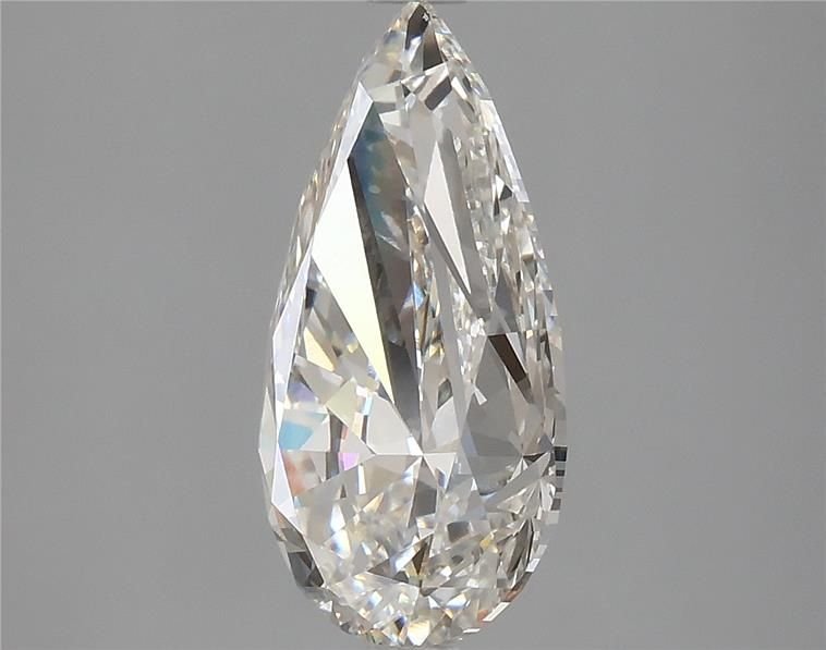 3.28ct H VS1 Rare Carat Ideal Cut Pear Lab Grown Diamond