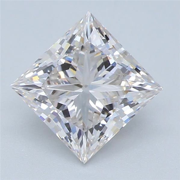 0.92ct H VVS2 Rare Carat Ideal Cut Princess Lab Grown Diamond