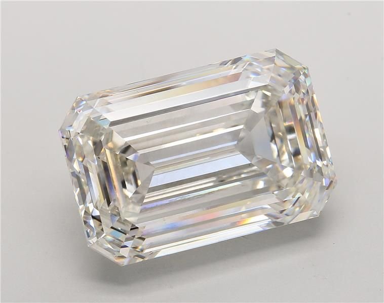 32.29ct H VS2 Rare Carat Ideal Cut Emerald Lab Grown Diamond