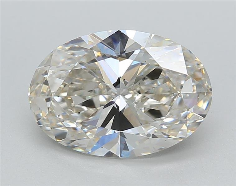 3.00ct H VS1 Rare Carat Ideal Cut Oval Lab Grown Diamond