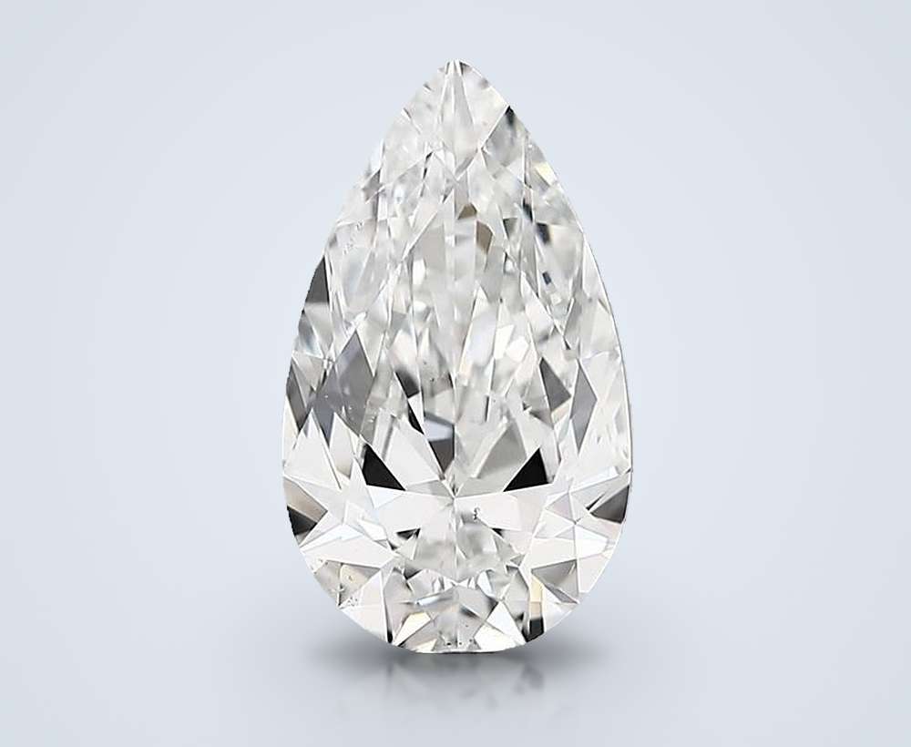 3.50 Carat Pear Natural Diamond