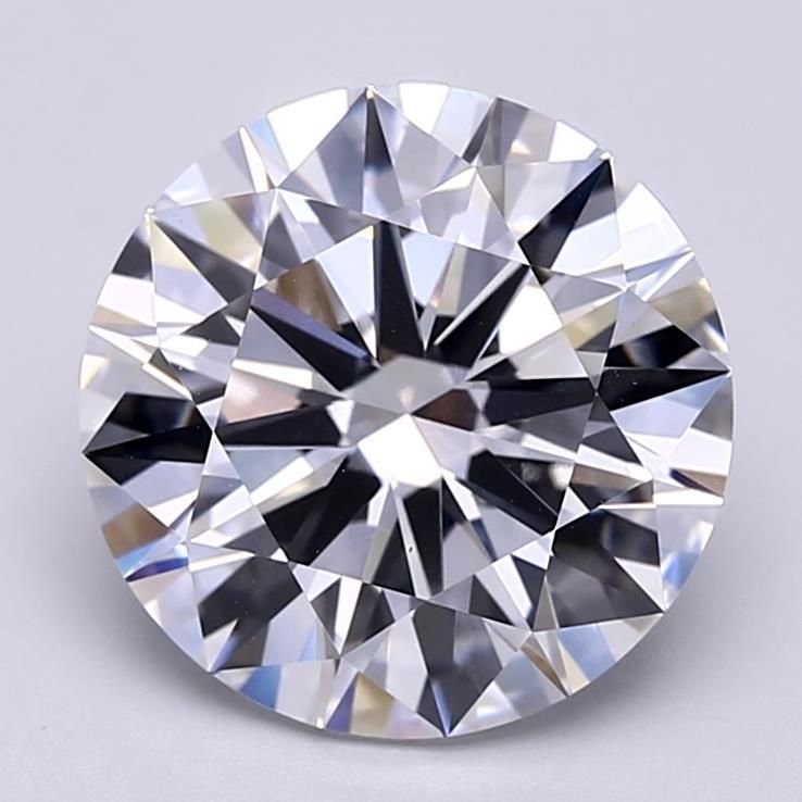 5.02ct E VS1 Rare Carat Ideal Cut Round Lab Grown Diamond