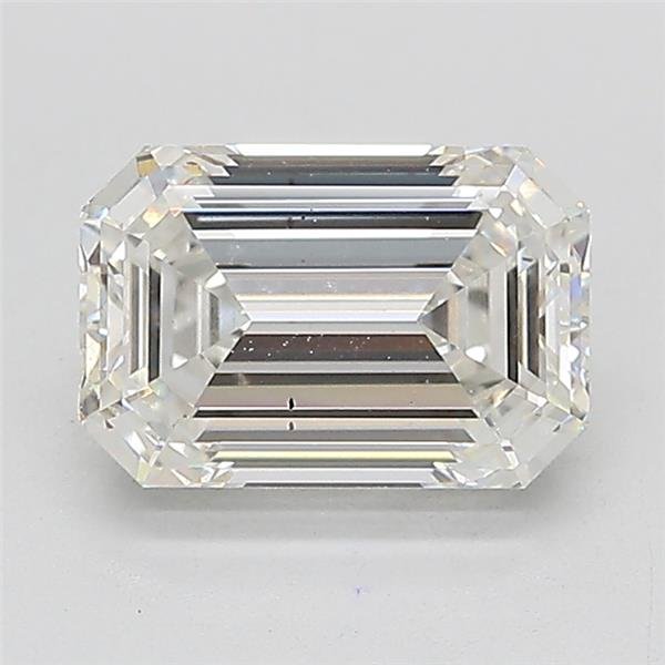 1.62ct F VS2 Excellent Cut Emerald Lab Grown Diamond
