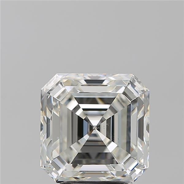 4.03ct I SI1 Rare Carat Ideal Cut Asscher Diamond