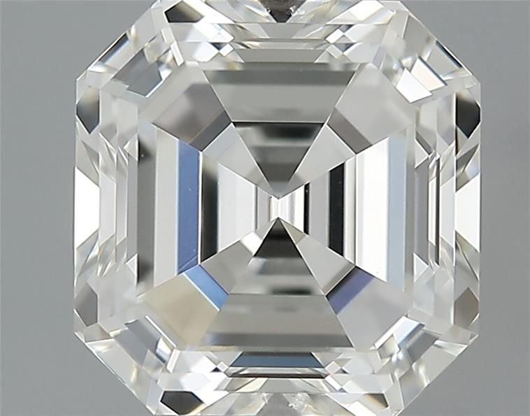 4.04ct J VS1 Excellent Cut Asscher Diamond