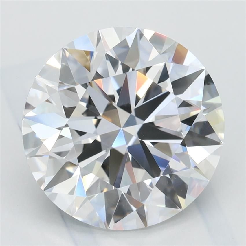 3.42ct D VVS1 Rare Carat Ideal Cut Round Lab Grown Diamond