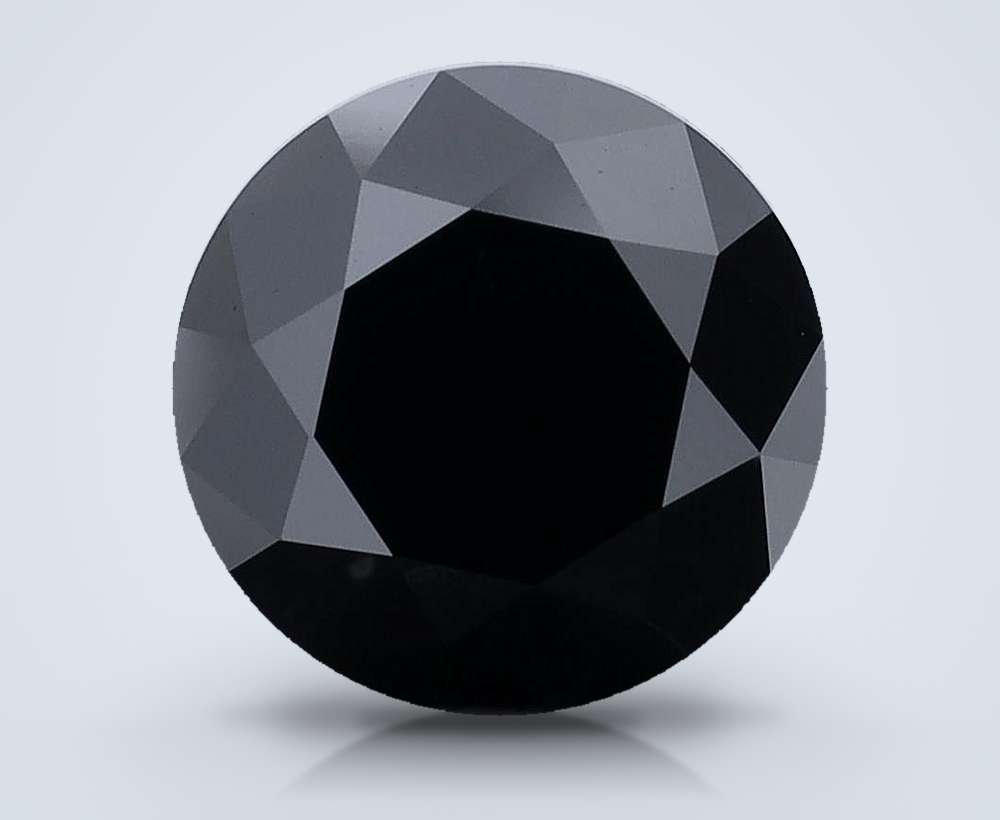 1.69 Ct. Fancy Black Round Lab Diamond