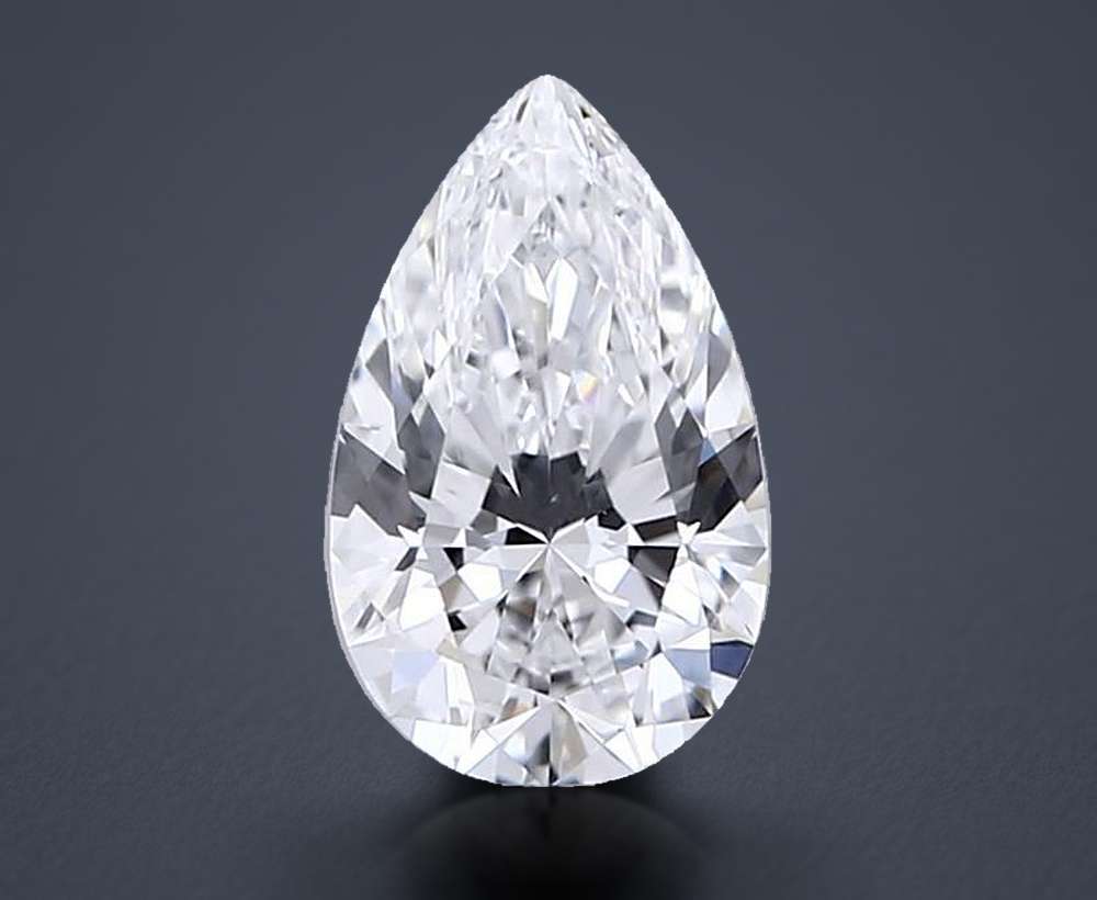 3.50 Carat Pear Lab Diamond