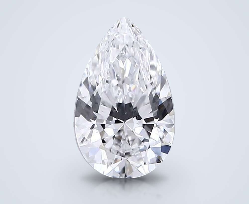 3.50 Carat Pear Lab Diamond