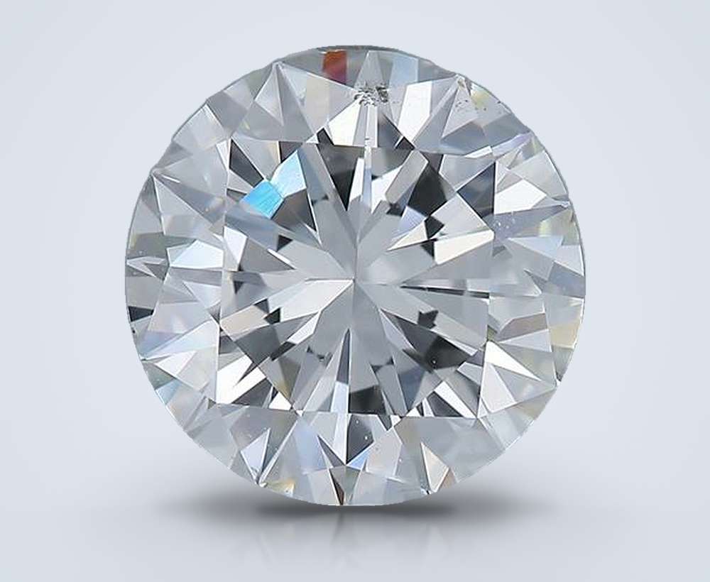 3.48 Carat Round Natural Diamond