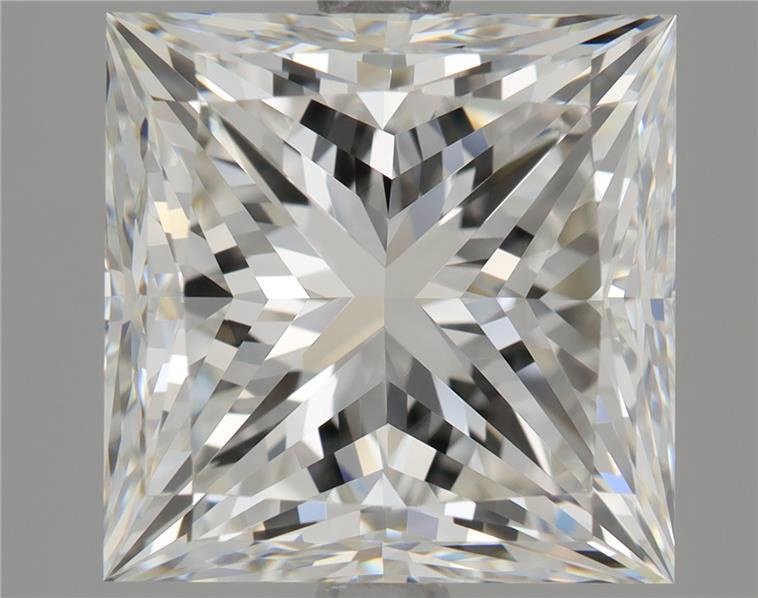 3.73ct H VVS2 Very Good Cut Princess Diamond