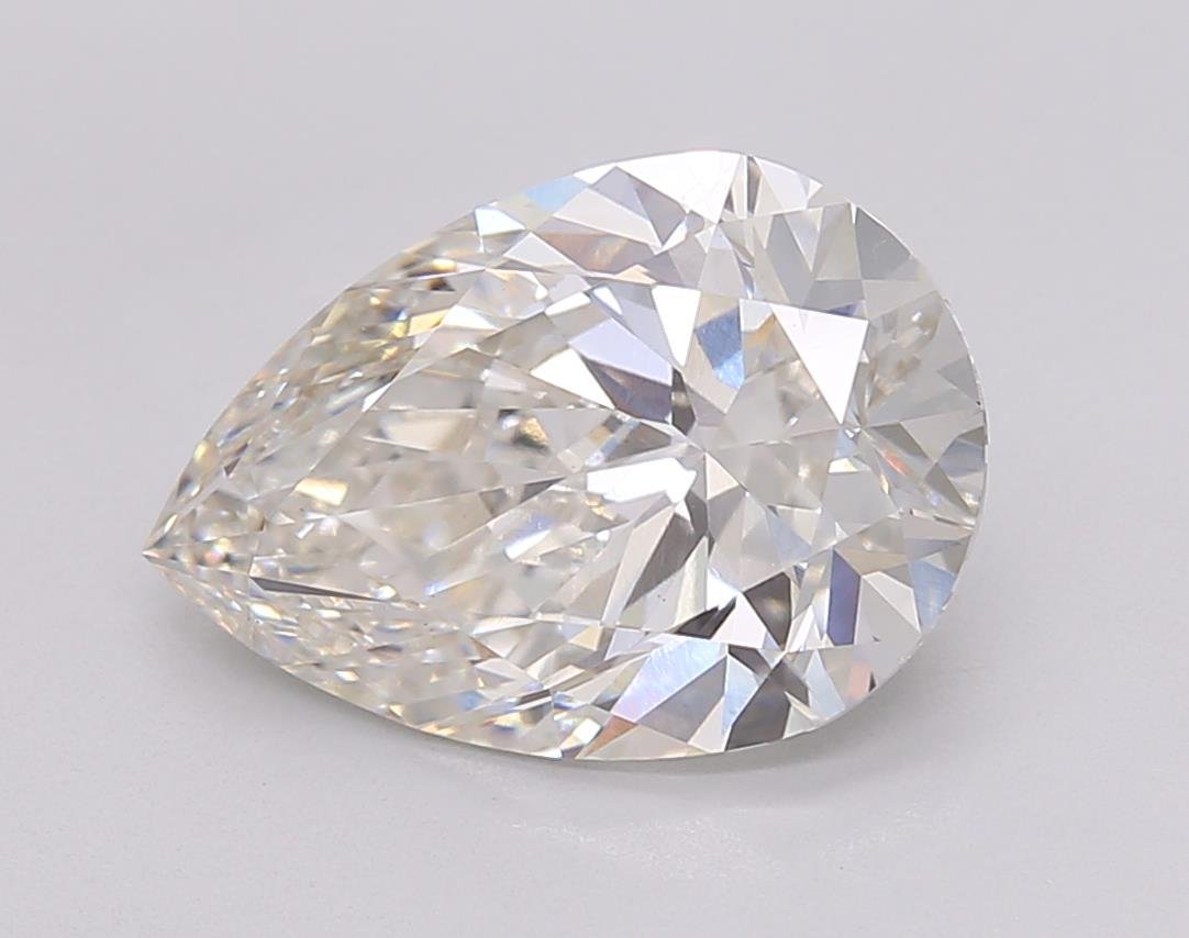 4.05ct G VS1 Rare Carat Ideal Cut Pear Lab Grown Diamond