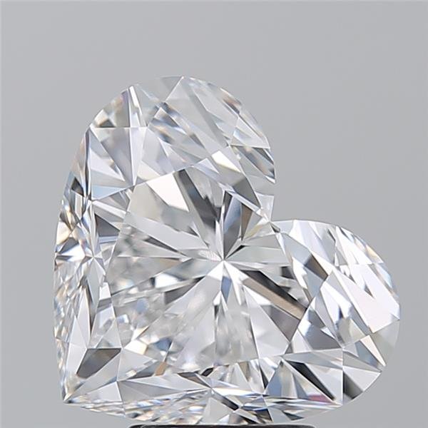 5.15ct E FL Rare Carat Ideal Cut Heart Diamond
