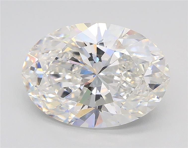2.52ct F VS2 Rare Carat Ideal Cut Oval Lab Grown Diamond
