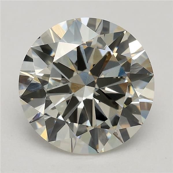 3.03ct J VS2 Excellent Cut Round Lab Grown Diamond