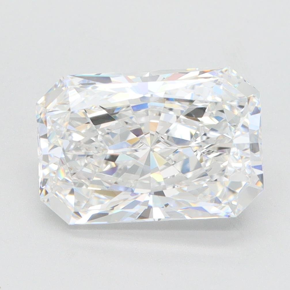 3.02ct E VVS2 Rare Carat Ideal Cut Radiant Lab Grown Diamond