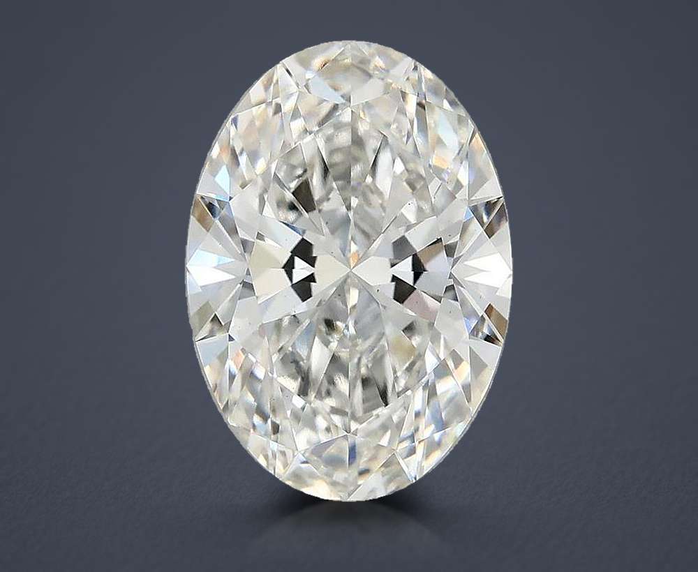 3.93 Carat Oval Lab Diamond