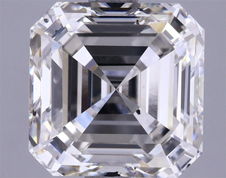 2.07ct H VS2 Rare Carat Ideal Cut Asscher Lab Grown Diamond