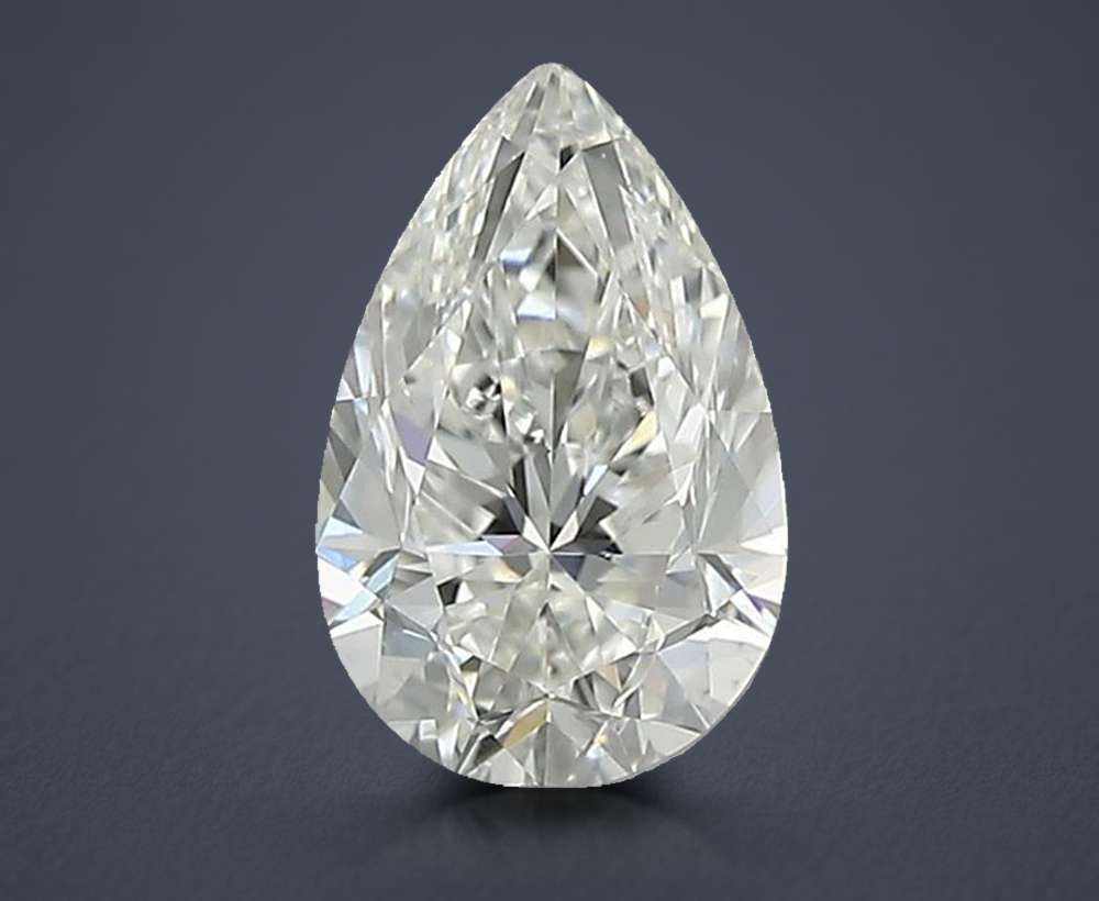 0.70 Carat Pear Natural Diamond