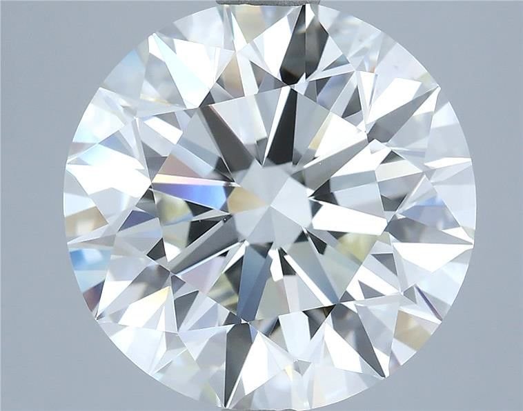 5.01ct I VS1 Rare Carat Ideal Cut Round Diamond