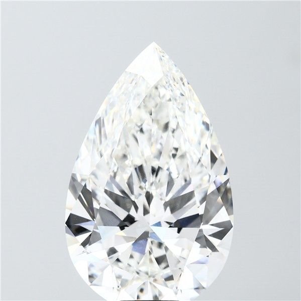 15.09ct F VVS2 Rare Carat Ideal Cut Pear Lab Grown Diamond