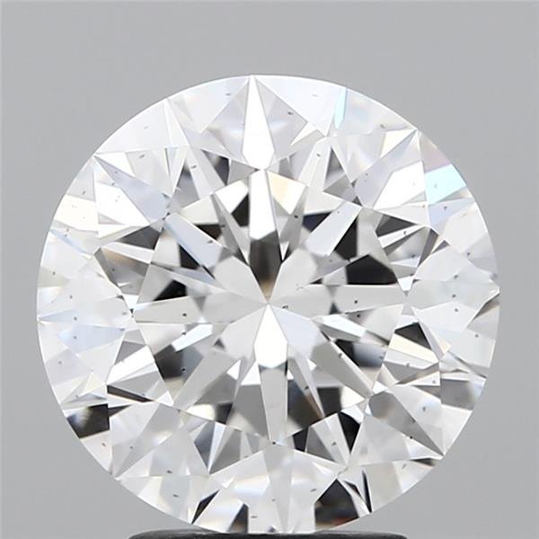 3.56ct F SI1 Excellent Cut Round Lab Grown Diamond