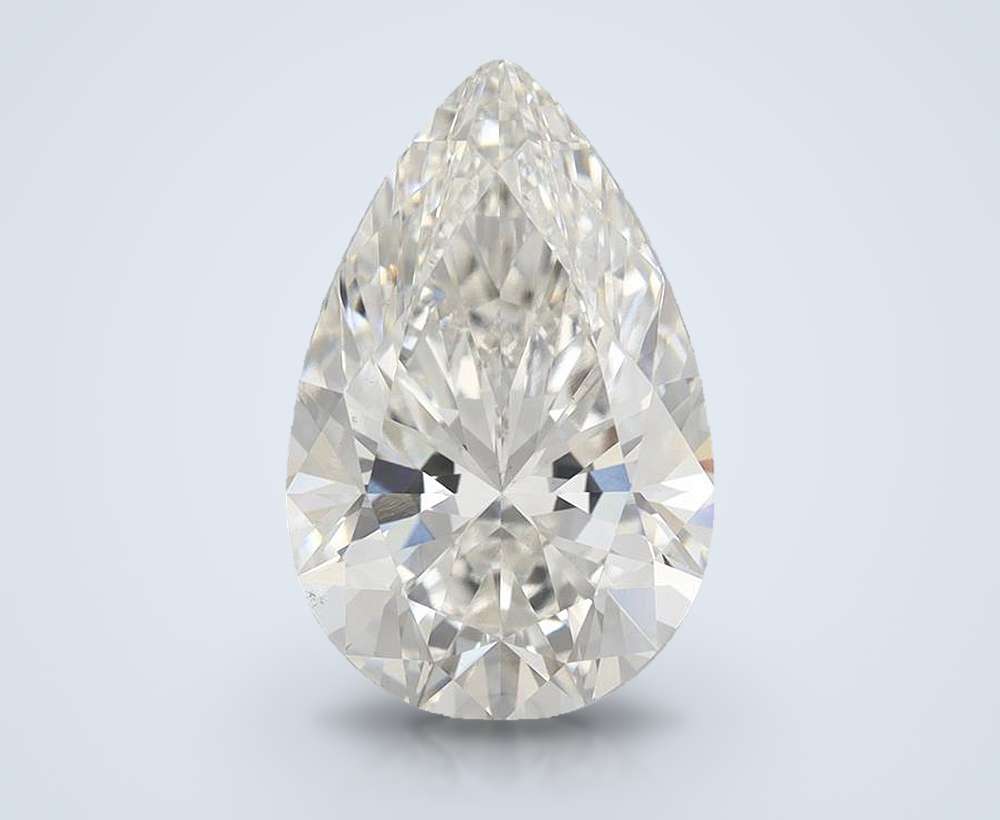 5.39 Carat Pear Lab Diamond